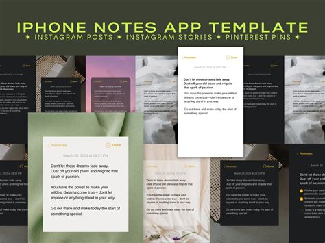 Iphone Notes Template