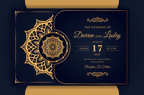 Islamic Wedding Invitation Templates