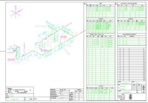 Isometric Piping Template