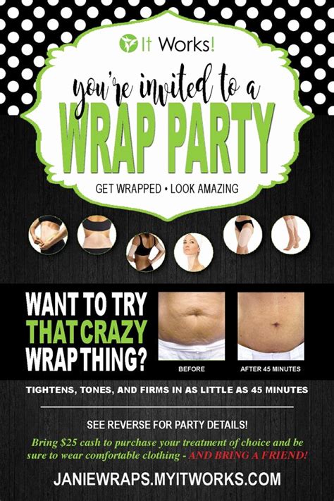 It Works Wrap Party Invitation Template