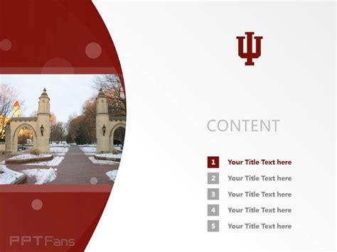 Iu Powerpoint Template