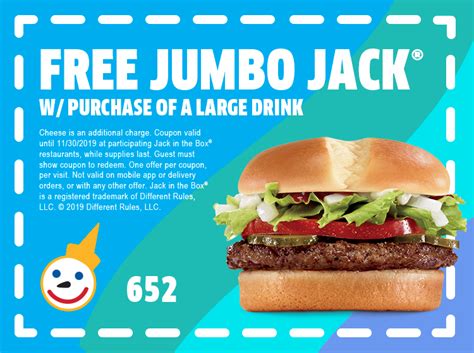 Jack In The Box Coupons Printable
