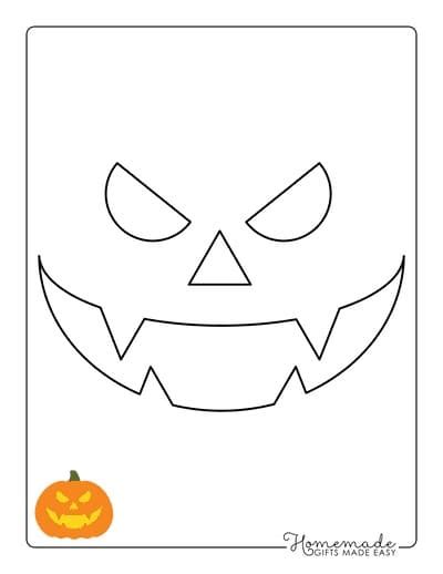 Jack O Lantern Stencil Printable Free