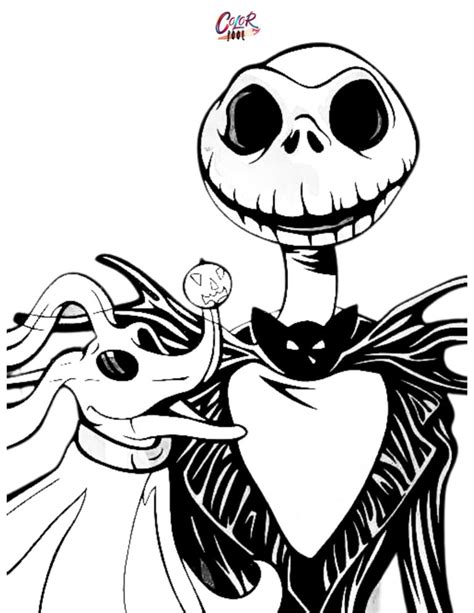 Jack Skellington Coloring Pages Printables