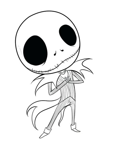 Jack Skellington Printable Coloring Pages