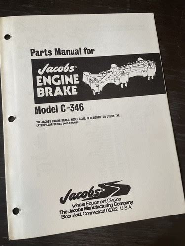 Jake Brake Parts Catalog