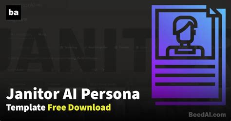 Janitor Ai Bot Template