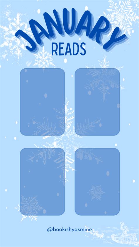 January Book Template