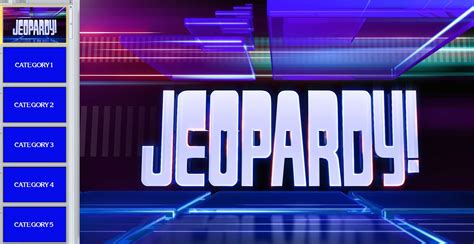 Jeopardy Powerpoint Game Template