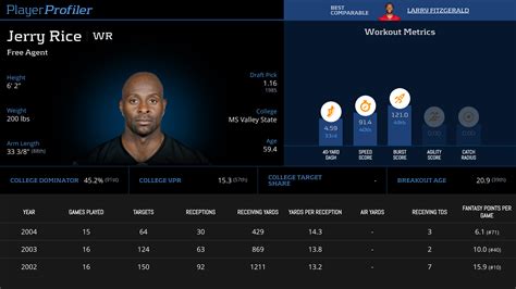 Jerry Rice Career Stats