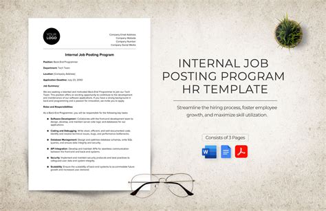 Job Posting Template Google Docs