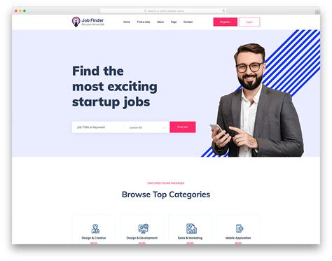 Job Search Website Template