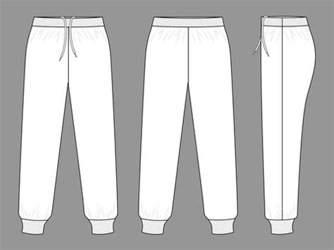 Jogging Pants Template