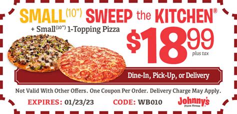 Johnny's Pizza Coupons Printable