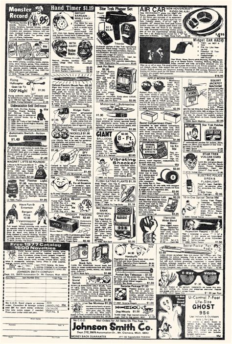 Johnson Smith Catalog 1971