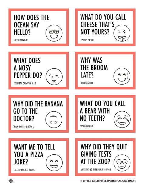 Joke Printables