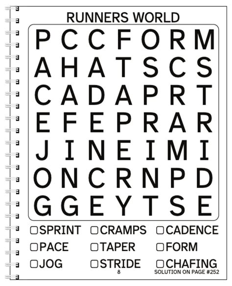 Jumbo Large Print Word Search Printable