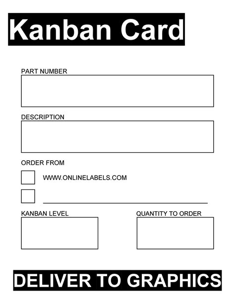 Kanban Card Template Excel