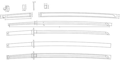 Katana Sword Template