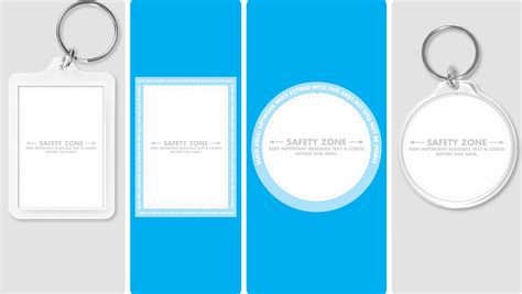 Keychain Design Template
