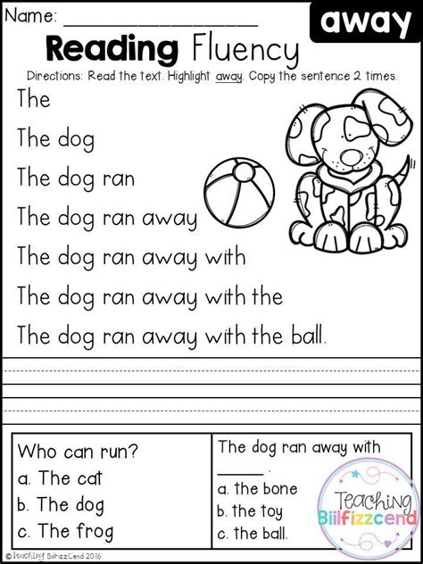Kindergarten Reading Worksheets Free Printable