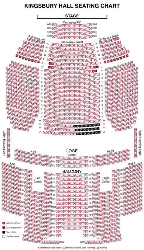Kingsbury Hall Utah Seating Chart