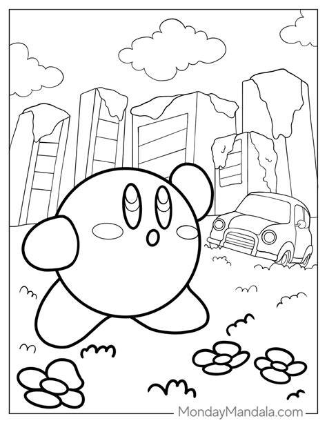 Kirby And The Forgotten Land Coloring Pages Printable