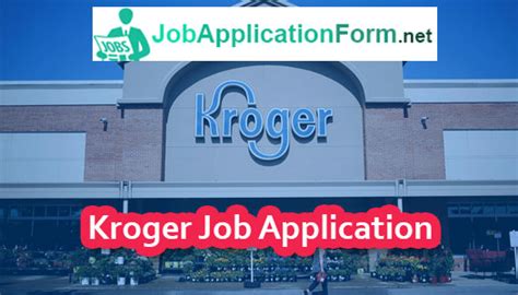 Kroger Career Application