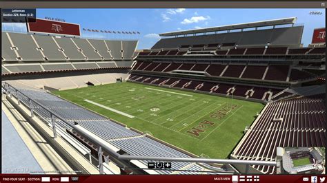 Kyle Field Interactive Seating Chart