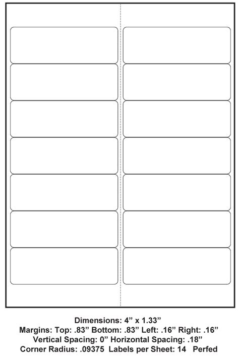 Label Printing Templates
