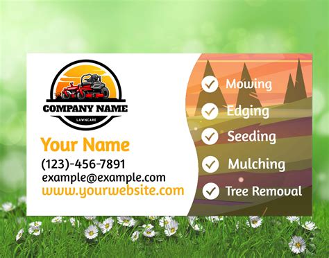 Landscaping Business Card Templates