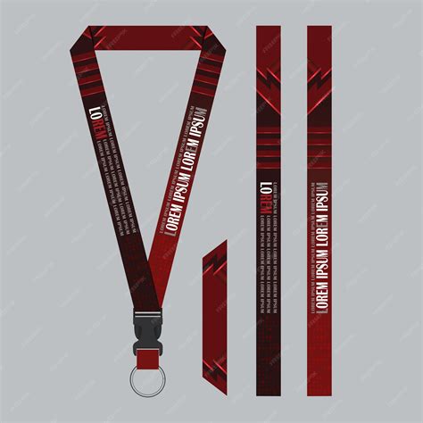 Lanyard Design Template