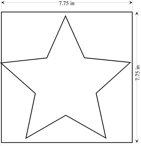 Large Star Printable
