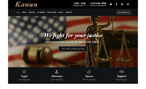 Law Web Templates