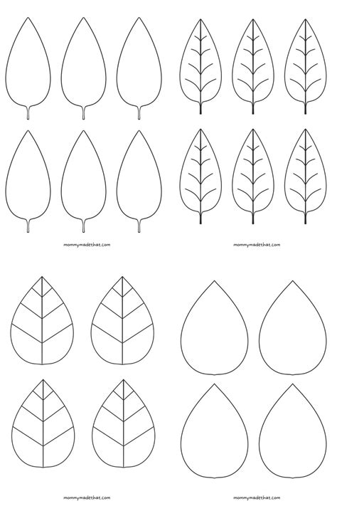 Leaf Templates To Print