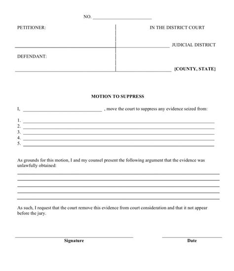 Legal Forms Templates