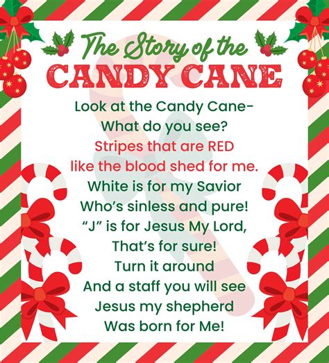 Legend Of Candy Cane Printable