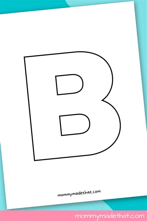 Letter B Free Printable