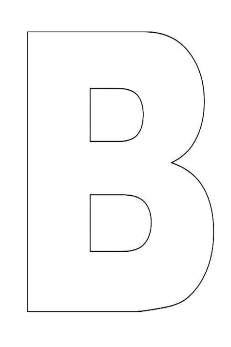 Letter B Template