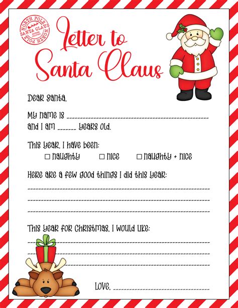 Letter From Santa Claus Printable