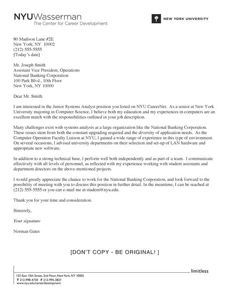 Letter Of Qualifications Template