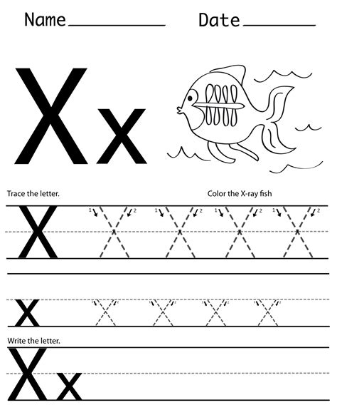 Letter X Printables