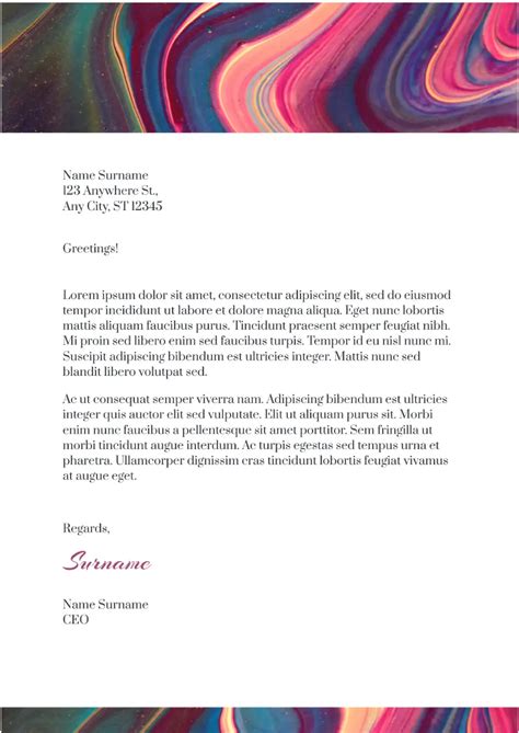 Letterhead Templates Google Docs