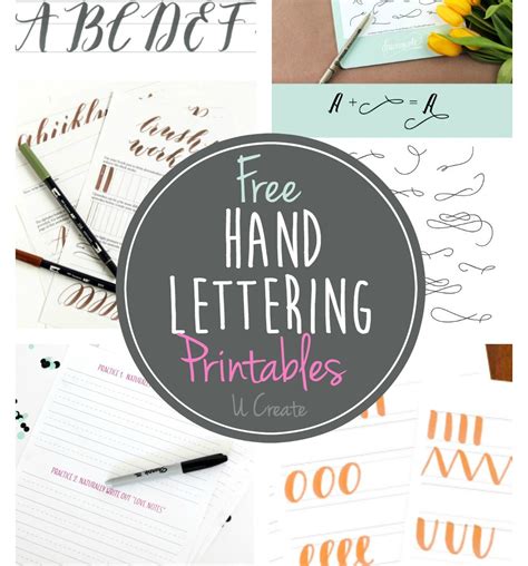 Lettering Templates Free Printable