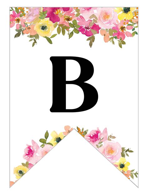 Letters For Banners Free Printable