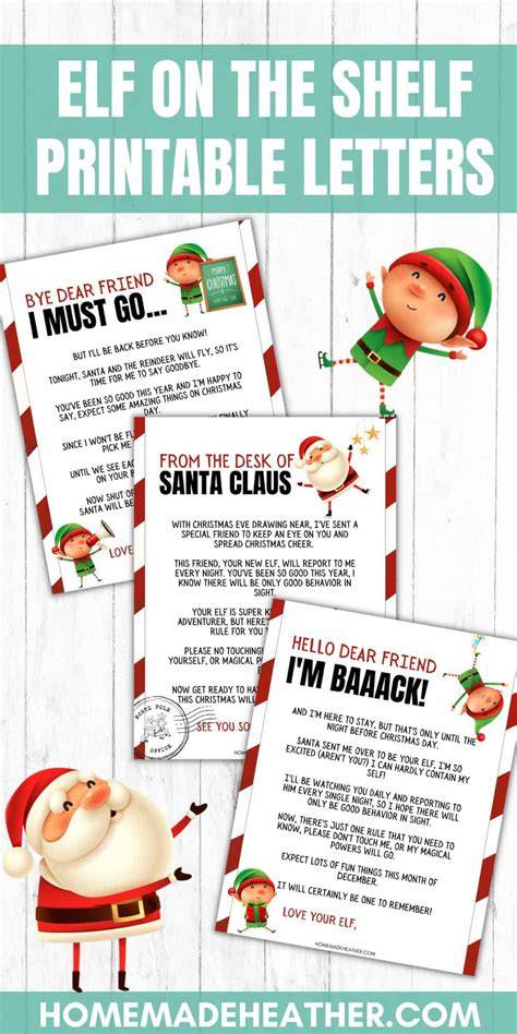 Letters From Elf On The Shelf Printable Free