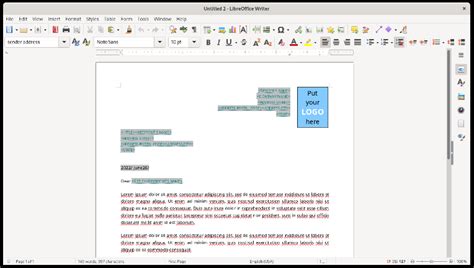 Libreoffice Writer Templates