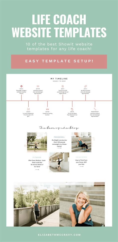 Life Coach Website Templates Free