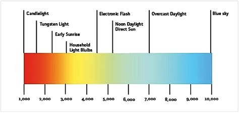 Light Bulb Light Spectrum Chart