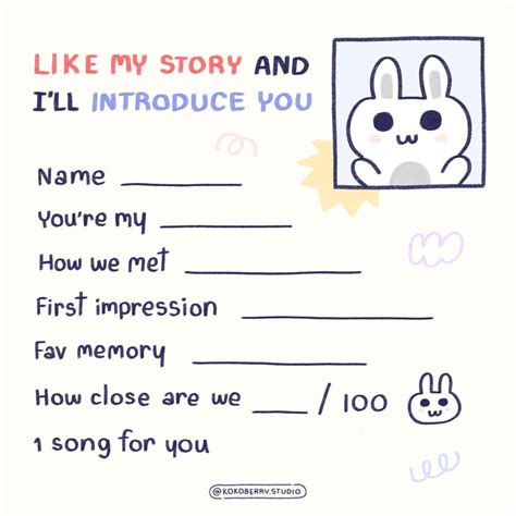 Like My Story Template